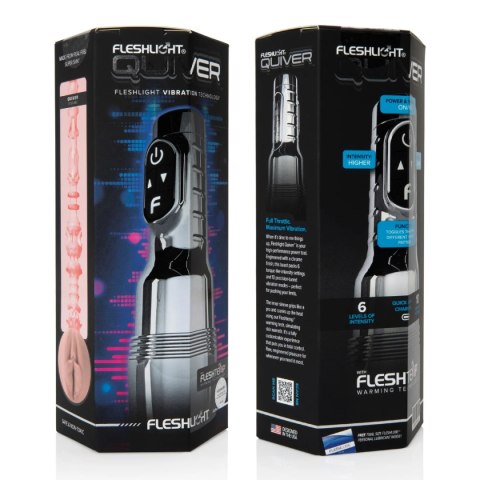 Wibrujący masturbator Quiver Vibrating Stroker Fleshlight