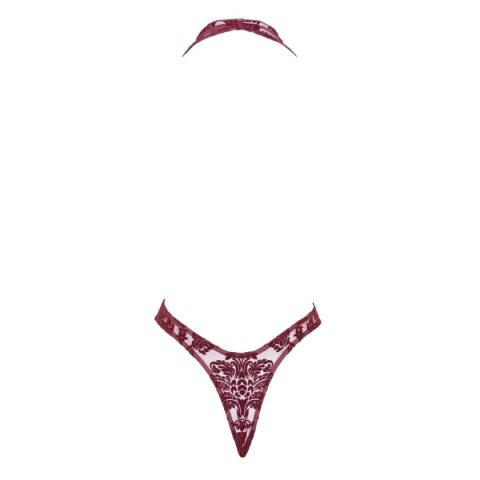 Body F386 Kink Royal cascade bodysuit L Noir Handmade