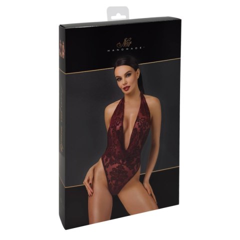Body F386 Kink Royal cascade bodysuit L Noir Handmade