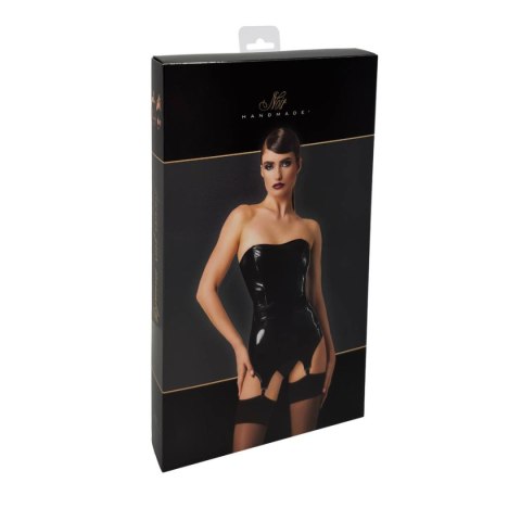 Gorset F381 Dominae Venom PVC corset-belt L Noir Handmade