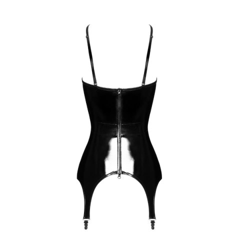 Gorset F381 Dominae Venom PVC corset-belt M Noir Handmade