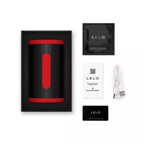 Masturbator sterowany aplikacją F2S Double Sonic Red LELO