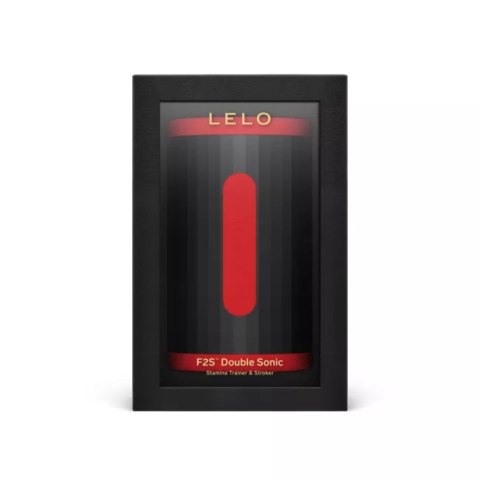 Masturbator sterowany aplikacją F2S Double Sonic Red LELO