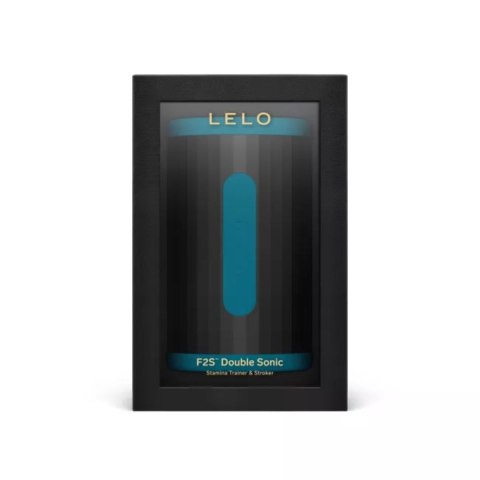 Masturbator sterowany aplikacją F2S Double Sonic Teal LELO