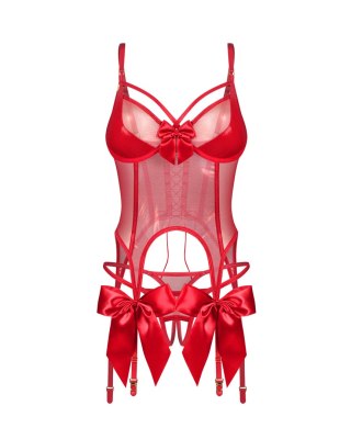 Gorset i stringi Gifty Red S/M Obsessive