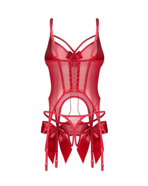Gorset i stringi Gifty Red S/M Obsessive