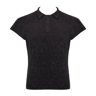 Koszulka polo H082 Onyx veil polo L Noir Handmade