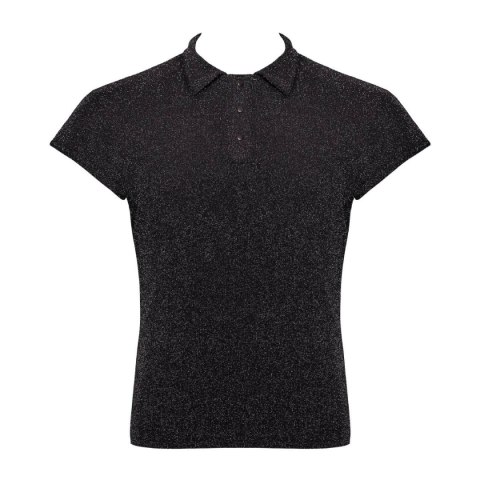Koszulka polo H082 Onyx veil polo L Noir Handmade