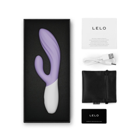 LELO INA Twist - wibrator króliczek sterowany aplikacją, lawendowy