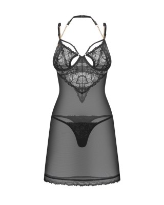 Koszulka i stringi Matildea Black S/M Obsessive