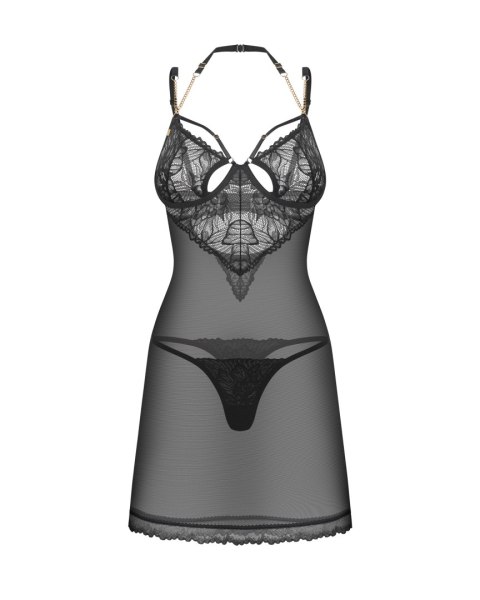 Koszulka i stringi Matildea Black S/M Obsessive