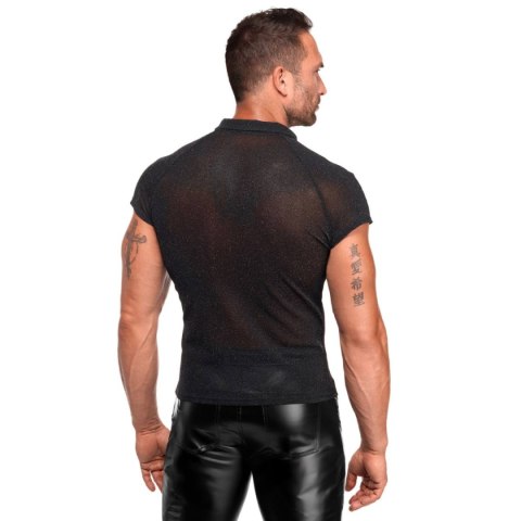 Koszulka polo H082 Onyx veil polo L Noir Handmade