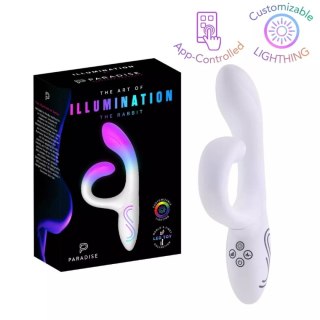 Wibrator króliczek LED The Rabbit White Paradise Illumination