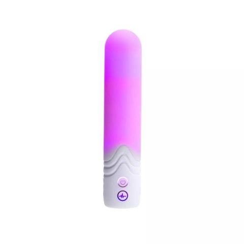 Wibrator z oświetleniem LED The Bullet White Paradise Illumination