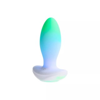Wibrujący korek analny LED The Plug White Paradise Illumination