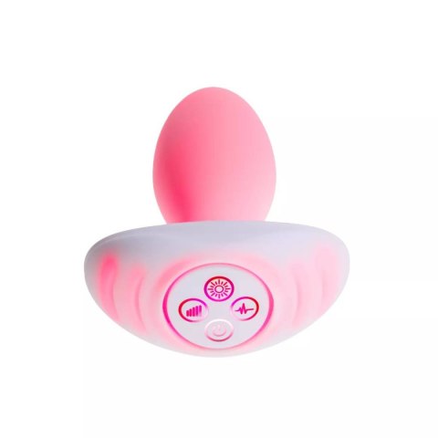 Wibrujący korek analny LED The Plug White Paradise Illumination
