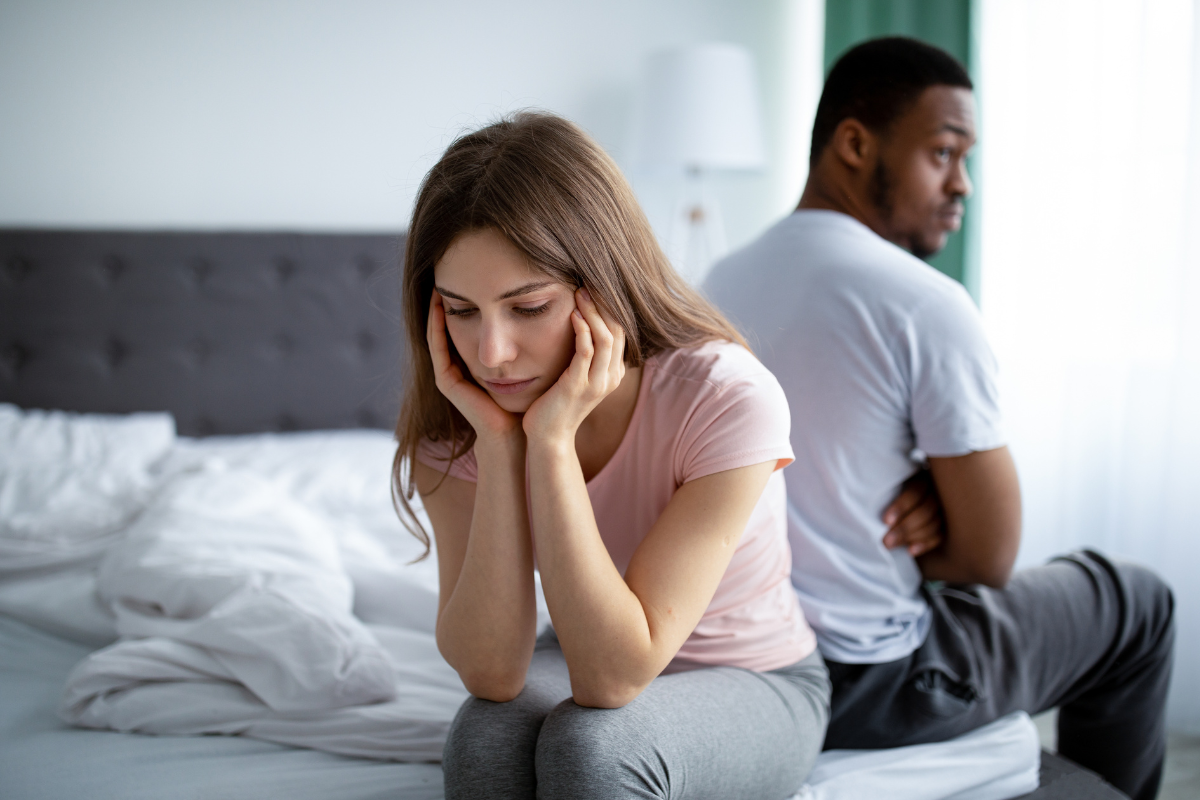 relationship routine, intimacy fading, couple boredom bed